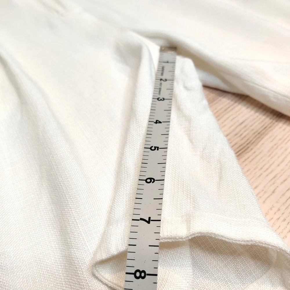 Roberto Cavalli Womens Wide Leg Shorts Size 10 L White Laces Designer Italy $949 - Picture 14 of 16